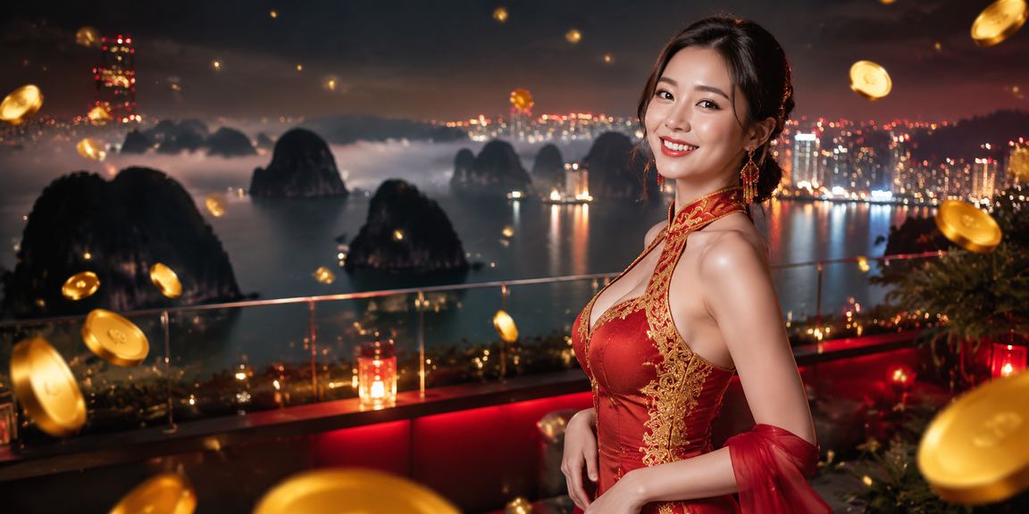 Cảnh lễ hội sôi động tại Hạ Long với người dùng tham gia cá cược giải trí trực tuyến