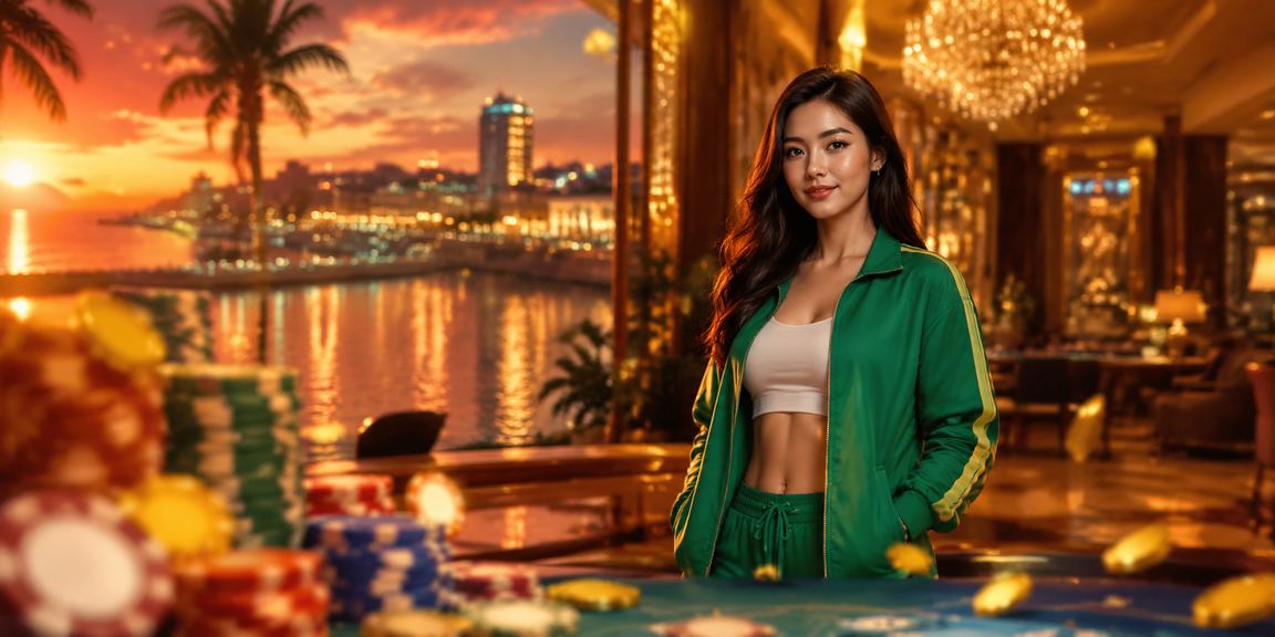 Người chơi trải nghiệm slot Jackpot tại khu chợ đêm Phú Quốc rực rỡ ánh đèn