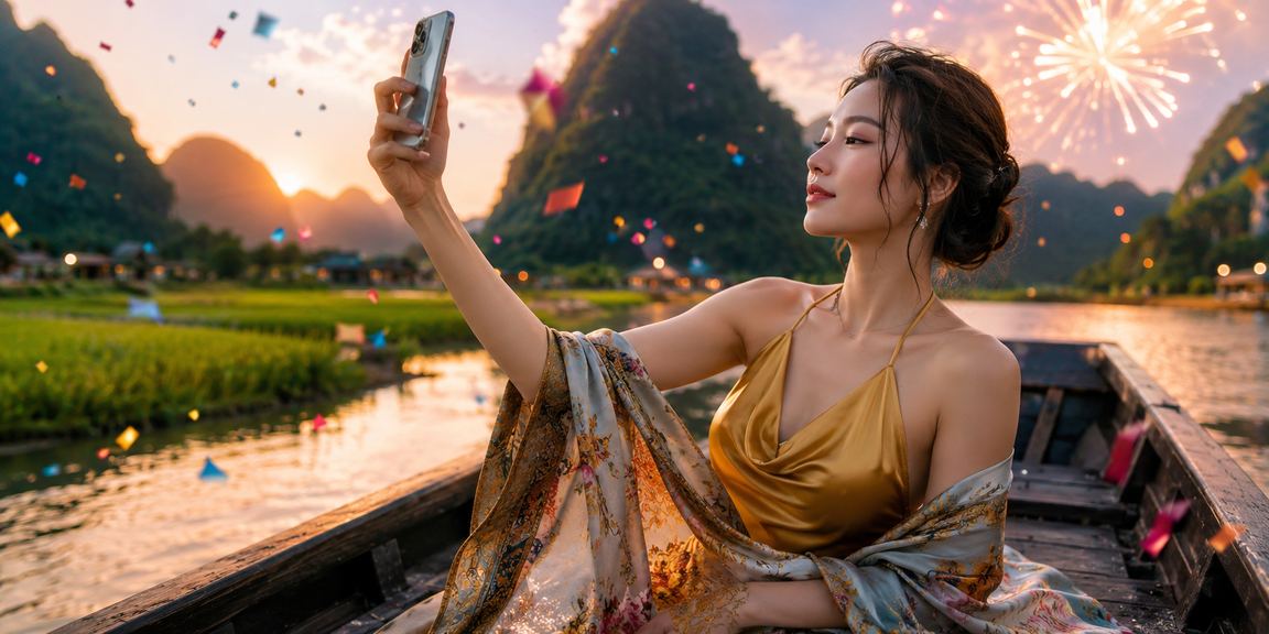 Giao diện casino trực tuyến trên màn hình điện thoại tại Việt Nam buổi tối